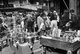 China: Scene at a busy Shanghai market, 1949, shortly before the People's Liberation Army (PLA) entered the city